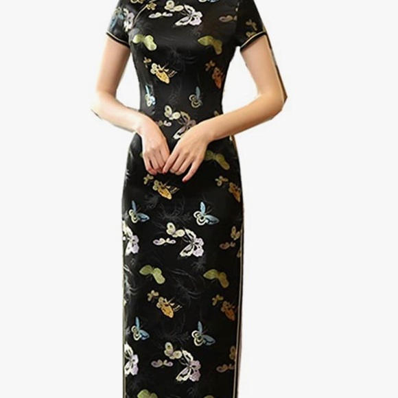 Traditional Long Cheongsam China Qipao Dress XL - Picture 10 of 10